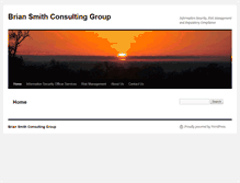 Tablet Screenshot of briansmithconsulting.com